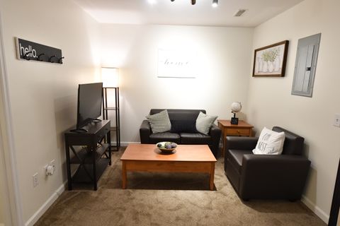 living room with furnishings